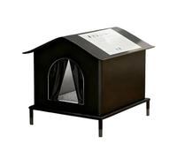 Niche d'extérieur pour chats | Grand abri surélevé imperméable pour chats d'extérieur pour petits chiens, pour petits chiens, jardins, cours, balcons, pelouses