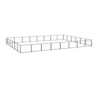 Niche d'extérieur pour grands chiens - Noir - 48 m² - Acier - Pour l'intérieur et l'extérieur