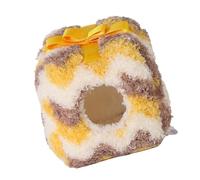 Niche d'hiver chaude en peluche pour hamster, niche de sommeil pour petits animaux, abri confortable pour animal domestique, accessoire pour animal domestique