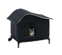 Niche d'hiver pour chat - Lit imperméable et chaud pour chat avec double Si