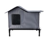 Niche d'hiver pour Chat - Niche D'extérieur pour Chat, Abri Extérieur d'hiver pour Animaux De Compagnie | Niches pour Animaux À Base Surélevée | Abri D'extérieur pour Chats, pour Jardin, Patio,