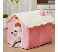 Niche d'intérieur en éponge à mémoire de forme, tapis de lit pliable avec coussin pour chiens de petite, moyenne et grande taille, nid d'hiver chaud pour chat, chiot, canapé, produits pour animaux de