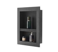 Niche Douche Encastrable-VEVOR-10,16x40,64x50,8 cm-Niche Douche Encastrable Murale Étagères-pour Salle de Bains