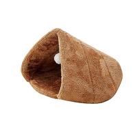 Niche en forme de tipi pour petits chiens et niche en peluche douce lavable en machine