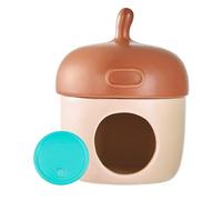 Niche en noix de coco - Lit pour hamster en forme de champignon - Niche d'été cool - En céramique - Grande cachette d'hiver pour cochons d'Inde - Hérisson et chinchilla