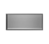 Niche Encastrable Salle de Bain Douche Encastrée Murale en Acier Inoxydable, Organiseur Étanche À LED, sans Carrelage, Rangement pour Shampoing, Savon Et Produits de Toilette.