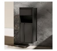 Niche encastrée pour armoire de papier de douche, poubelle cachée, niche murale prête pour le carrelage, poubelle de papier toilette préfabriquée, étagère de rangement facile à installer