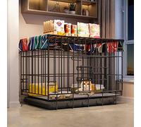 Niche et parc d'extérieur pour chat - Enclos en métal sur roulettes pour petits animaux, chiots, chatons et lapins - Villa portable pour des aventures en plein air sûres