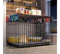 Niche et parc d'extérieur pour chat - Enclos en métal sur roulettes pour petits animaux, chiots, chatons et lapins - Villa portable pour des aventures en plein air sûres