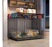 Niche et parc d'extérieur pour chat - Enclos en métal sur roulettes pour petits animaux, chiots, chatons et lapins - Villa portable pour des aventures en plein air sûres