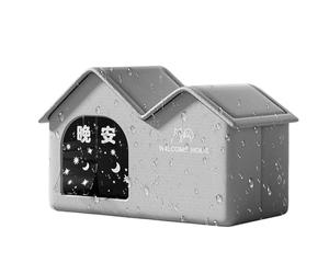 Niche extérieure pour chat - Pliable - Fermée - Abri extérieur étanche - Lit portable pour propriétaires de chats, amoureux des animaux de compagnie, sauveteurs, cachette pour grange communautaire