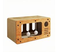 Niche Griffoir pour Chat Morne, Modèle À Un Niveau avec Deux Balles - Modèle Moyen, 45 × 26 × 27 Cm
