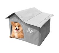 Niche légère pour chien avec tissu Oxford haute résistance aux morsures, niche rafraîchissante pour animaux domestiques, pliable, intérieur et extérieur, feuille d'aluminium ventilée à température