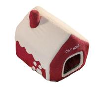 Niche Lit Style Neige Pour Chiens | Niche Hiver Rembourrée pour Animaux De Compagnie - Confortable Chaud Pour Chiens Et Chats Pour Appartement Balcon Fenêtre Baie Intérieur Salon Chambre