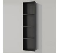 Niche murale de douche en acier inoxydable - Boîte encastrée étanche pour le rangement du papier toilette et des articles de toilette - Étagère moderne en alcôve pour l'organisation de la salle de