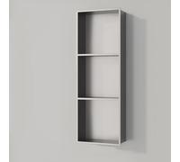 Niche murale de douche en acier inoxydable - Boîte encastrée étanche pour le rangement du papier toilette et des articles de toilette - Étagère moderne en alcôve pour l'organisation de la salle de