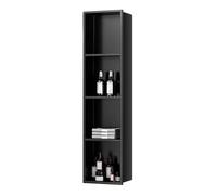 Niche Murale de Douche en Acier Inoxydable, sans Pose de carrelage, Solution de Rangement multifonctionnelle pour Salle de Bain et pièces à Vivre