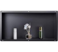 Niche murale de douche étagère de douche 10,16x33,02x63,5cm - accessoire de salle de bain sans rebord