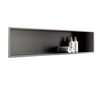 Niche Murale de Salle de Bain 90 x 32 cm Niche de Douche encastrée sans carrelage Panier Mural pour rénovation