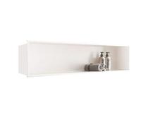 Niche Murale de Salle de Bain 90 x 32 cm Niche de Douche encastrée sans carrelage Panier Mural pour rénovation