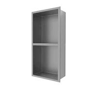 Niche Murale de Salle de Bain avec casiers de Douche en Acier Inoxydable et Rangement Mural pour shampoing et Produits de Toilette étagères de Salle de Bain encastrées Salle d'eau Salon Chambre