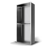 Niche Murale de Salle de Bain en Acier Inoxydable étagère de Rangement encastrée pour Douche Solution de Rangement à Plusieurs Niveaux pour Salon et Chambre