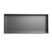 Niche murale de salle de bain en acier inoxydable niche de douche encastrée étagère de rangement étanche pour shampoing et produits de toilette organisateur de salle de bain anti-fuite amélioration