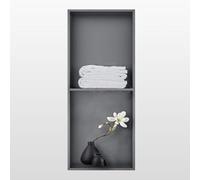 Niche Murale de Salle de Bain en Acier Inoxydable Porte-Papier Toilette encastré Installation Facile pour la rénovation Support de Rangement Mural