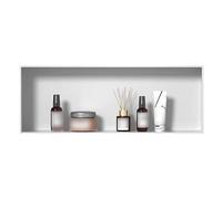Niche Murale de Salle de Bain étanche en Acier Inoxydable pour Douche. Solution de Rangement Anti-Fuite pour Articles de Toilette pour des salles de Bain Propres et élégantes. Organisation sûre