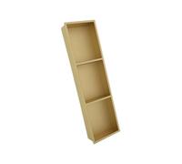 Niche Murale de Salle de Bain Niche de Douche Double en Acier Inoxydable étagère de Salle de Bain Armoire Murale Rangement pour shampoing Savon Articles de Toilette alcôve - 900 x 280 x 125 mm