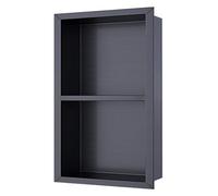 Niche Murale de Salle de Bain Niche de Douche en Acier Inoxydable armoires métalliques intégrées Multicouches Pas Besoin de carrelage étagères murales Rangement pour shampoing et Produits de