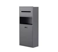 Niche Murale de Salle de Bain Niche de Douche en Acier Inoxydable Panier encastré Mural Pas Besoin de carrelage Armoire de Salle de Bain à côté des Toilettes