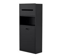 Niche Murale de Salle de Bain Niche de Douche en Acier Inoxydable Panier encastré Mural Pas Besoin de carrelage Armoire de Salle de Bain à côté des Toilettes