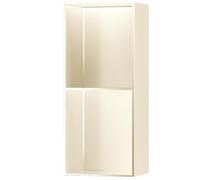 Niche murale de salle de bain niche de douche étanche étagères rectangulaires encastrées rangement mural sur étagère de salle de bain porte-papier toilette mat pour shampoing et savon (jaune 28)