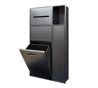 Niche murale encastrée avec double étagère, solution de rangement cachée pour salle de bain, cuisine et hôtel