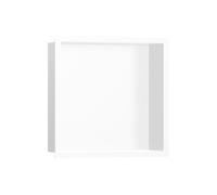 Niche murale fond blanc XtraStoris cadre blanc mat