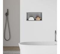 Niche murale 'Kristinehamn' 32x17x10cm argent