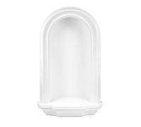 Niche murale | polyuréthane pré-apprêté antichoc | console | décoration de jardin | stuc | blanc | PU | Hexim Perfect | K6001