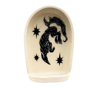 Niche murale sacrée, plateau décoratif de méditation, 14,5 x 8,5 x 7 cm, niche d' mural, étagère sacrée, design décoratif sculpté, pour salon, chambre à coucher, couloir