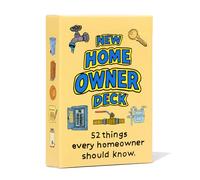 Niche Nation Games Cartes à jouer pour nouveau propriétaire - 52 conseils pratiques pour les propriétaires de première maison - Cadeaux de pendaison de crémaillère - Cadeau amusant et utile pour