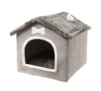 Niche pliable en éponge et coton PP - Lit grotte amovible (utilisation en intérieur/extérieur, abri anti-anxiété) (taille S)