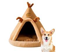 Niche pour animaux de compagnie d'hiver - Lit pour chats épais et chaud avec espace fermé, pliable, idéal pour la saison froide, une maison confortable qui garde la chaleur