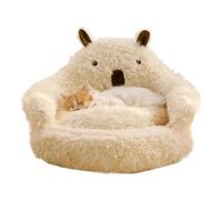 Niche Pour Chat - 40 X 40 X 23 Cm, Niche D'intérieur Pour Chat, Cachette Pour Chats, Nid Tunnel Chauffant, Grottes Douces Antidérapantes Pour Chaton Pour Dormir En Plein Air En Hiver, À L'extérieur De