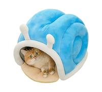Niche pour chat - Beau, chaud, fermé et confortable pour animaux de compagnie, lit de chat couvert, pour hiver, voyage, voiture, camping, fenêtre, canapé, chambre refuge