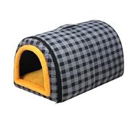 Niche pour Chat d'appartement | Lit de lit Convertible intérieur imperméable à l'eau pour Animaux de Compagnie Meubles pour Dormir et Reposer des tanières pour Refuge Maison Voyage été et Hiver