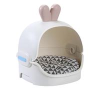 Niche pour chat d'appartement, lit pour chat d'appartement, lit pour chat d'appartement, lit pour chat, grotte, petite maison pour chat - Nid de grotte coupe-vent compact et chaud pour les actions