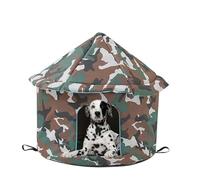 Niche pour Chat d'extérieur - Niche pour Chat isolée et imperméable | Refuge d'hiver Chaud avec Coussin Chauffant pour Chats en Plein air et en communauté, lit pour Chat et Confortable pour