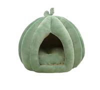 Niche pour chat d'intérieur avec coussin amovible lavable (45 x 45 x 40 cm)