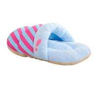 Niche pour chat d'intérieur, grotte en peluche pour chat avec pantoufles d'hiver en peluche,Outil de sommeil avec doublure en velours pour chiens, lapins, chats et autres petits animaux