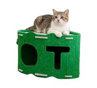 Niche Pour Chat En Feutre Nid Semi-Clos Pour Animal De Compagnie